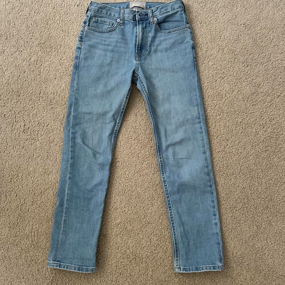 Everlane Light Blue Women‘s Slim Straight Ankle Jeans